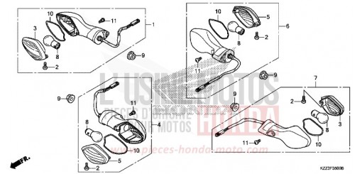 CLIGNOTANT CRF250LD de 2013